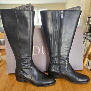 Duo Wide Calf Haltham Knee-High Leather Boots